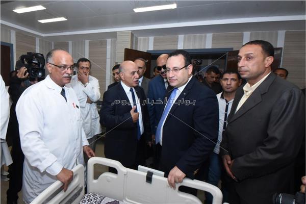 محافظ الإسكندرية يفتتح أعمال تطوير مستشفى العامرية العام