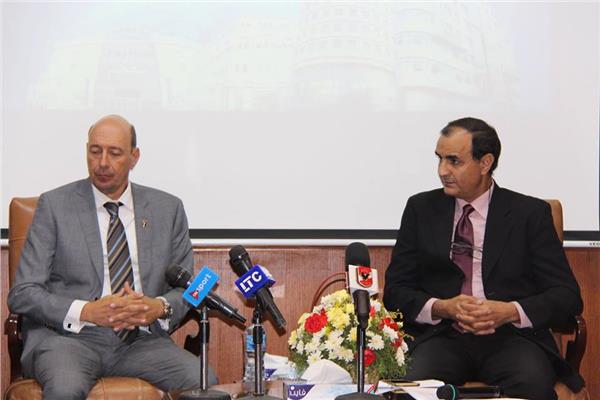  شريف العريان ومحمد البهنساوي رئيس تحرير "بوابة أخبار اليوم"