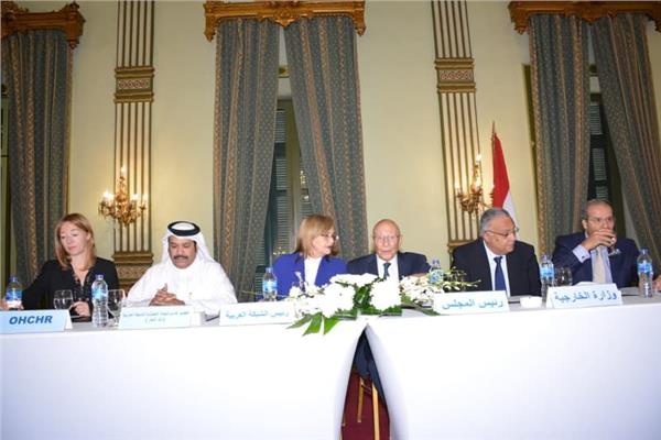 الجلسة الافتتاحية لاجتماع الشبكة العربية للمؤسسات الوطنية لحقوق الإنسان