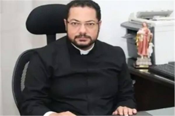 الأب هاني باخوم الوكيل البطريركي والمتحدث الرسمي للكنيسة الكاثوليكية بمصر