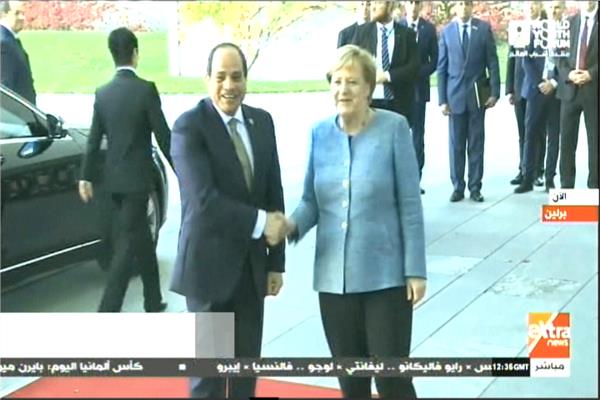قمة مصرية ألمانية بين الرئيس السيسي والمستشارة الألمانية ميركل 