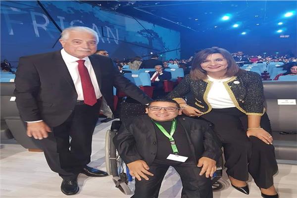 وزيرة الهجرة ترفع شعار الإنسانية برفقة شباب ذوي الاحتياجات الخاصة