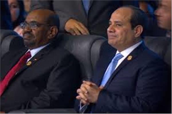 الرئيس عبد الفتاح السيسي والرئيس السوداني عمر البشير