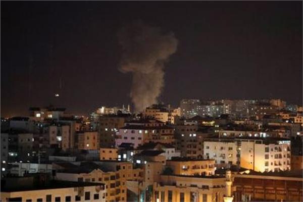 قصف محطة تلفزيونية تابعة لحماس