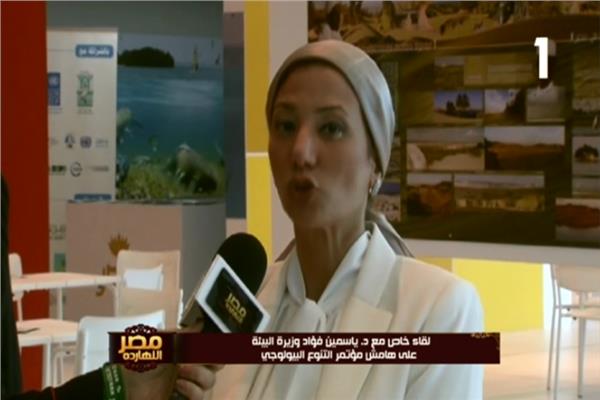 وزيرة البيئة الدكتورة ياسمين فؤاد 