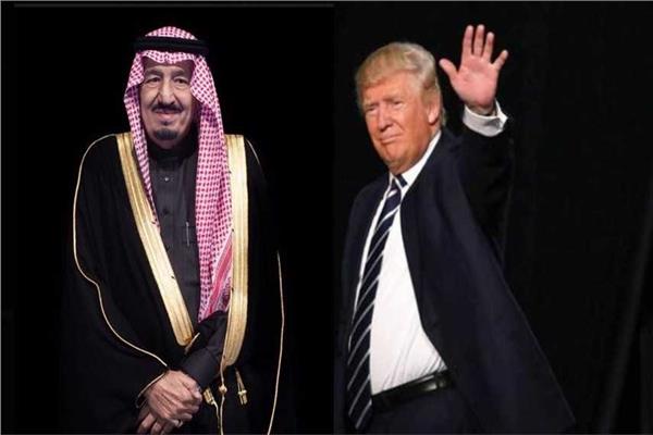 دونالد ترامب والملك سلمان بن عبد العزيز