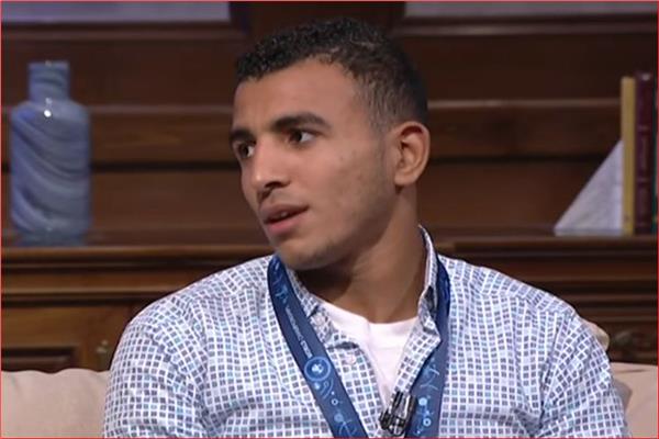  محمد إبراهيم كيشو لاعب منتخب المصارعة
