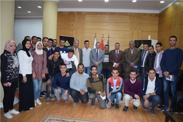 المغربي  : كل الدعم لاتحاد طلاب جامعة بنها