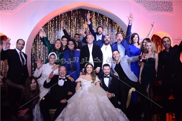 نجوم الفن في حفل زفاف ابنة صلاح عبد الله