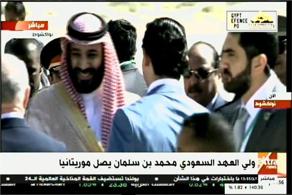 الرئيس الموريتاني يستقبل ولي العهد السعودي محمد بن سلمان 