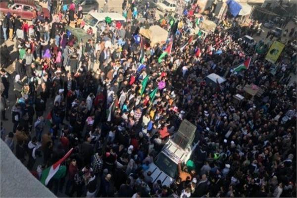 فلسطينيون يتظاهرون في غزة قبل تصويت للأمم المتحدة بشأن حماس