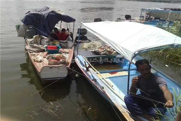 النيل يحتضن  هواه الصيد والمشتغلين به 