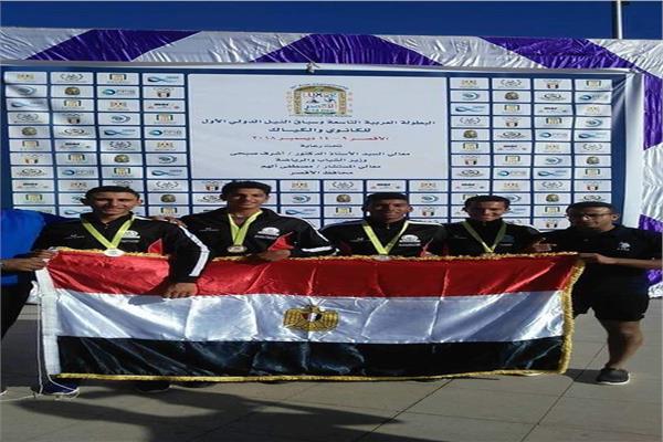 مصر تتصدر منافسات اليوم الأول بالبطولة العربية للكانوي والكياك 