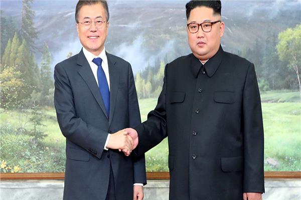 زعيمي كوريا الجنوبية وكوريا الشمالية