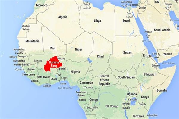 خريطة بوركينا فاسو