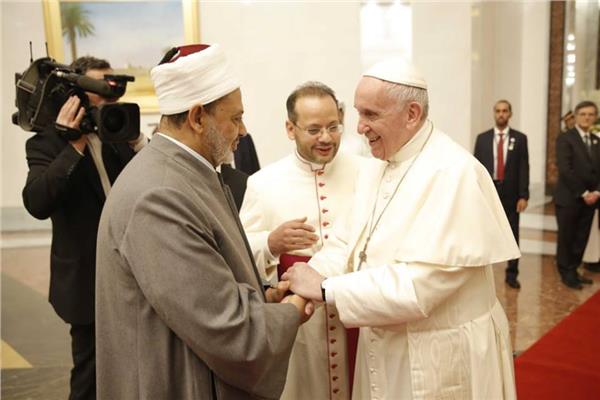 البابا فرنسيس والشيخ أحمد الطيب
