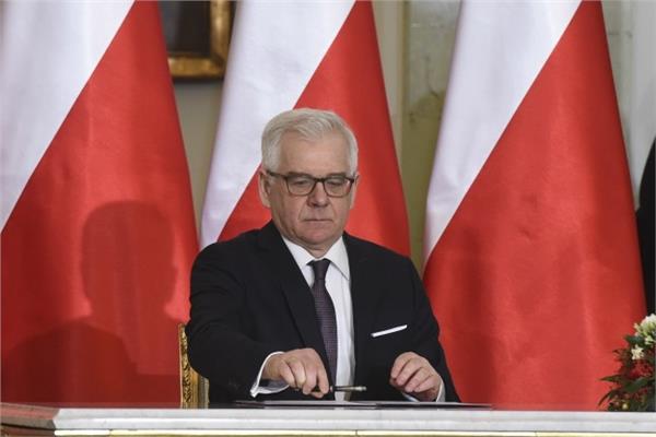  وزير الخارجية البولندي ياسيك تشابوتوفيتش