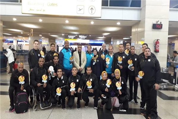 البارالمبية تغادر مطار القاهرة للمشاركة في بطولة العالم لألعاب القوى 
