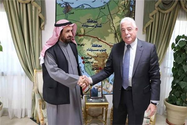 محافظ جنوب سيناء يلتقي رئيس الاتحاد العربي لرياضة سباقات الهجن