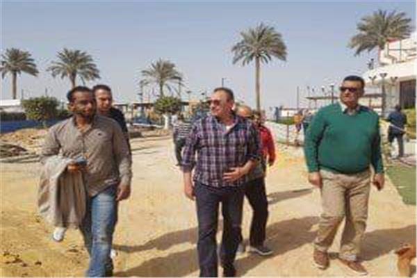 الخطيب يتفقد المنشآت الجديدة في فرع الأهلي بمدينة نصر
