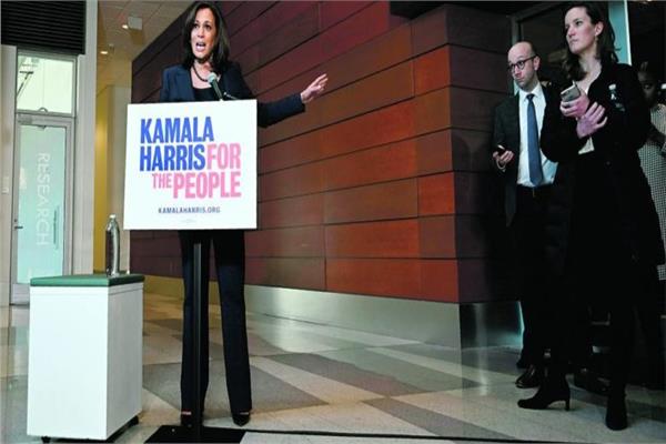 المرشحة الرئاسية الأمريكية السيناتور كاميلا هاريس