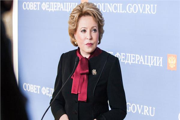  فالنتينا ماتفيينكو رئيسة مجلس الاتحاد الروسي