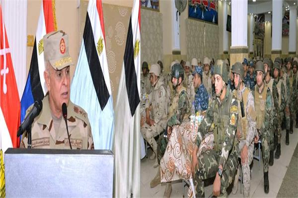 رئيس الأركان: تضحيات أبطال الجيش والشرطة مهدت الطريق لتنمية سيناء