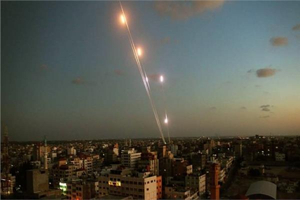 إطلاق صواريخ غزة 