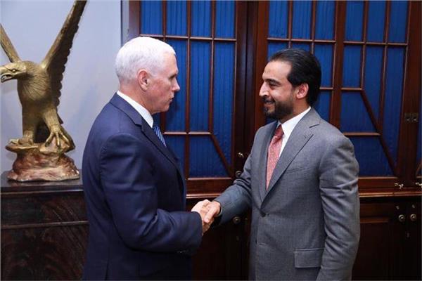 رئيس مجلس النواب العراقى يبحث مع نائب الرئيس الأمريكى سبل القضاء على الإرهاب 