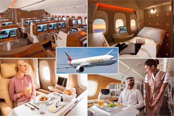 «طيران الإمارات» تحصد جائزة أفضل درجة أولى في العالم 