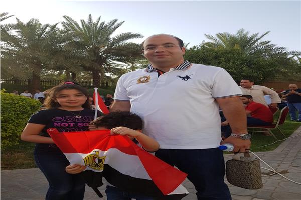  احتفالات الجالية المصرية بالاستفتاء على التعديلات الدستورية في الرياض  