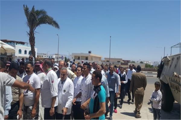 اقبال كبير من العاملين في قطاع السياحة بدهب وشرم الشيخ