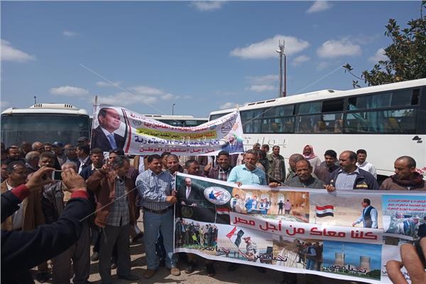 مسيرة للعاملين بكهرباء الإسكندرية لدعم التعديلات الدستورية