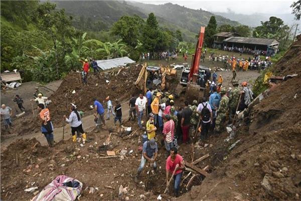 ارتفاع حصيلة ضحايا الانهيار الأرضي جنوب غرب كولومبيا إلى 28 قتيلا