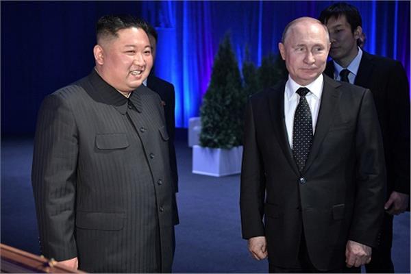 بوتين وكيم جونج أون