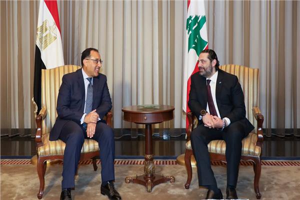 رئيسا وزراء مصر ولبنان