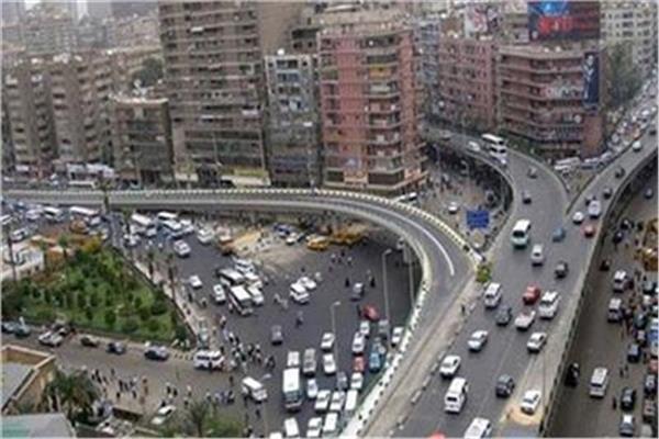 الحالة المرورية بشوارع وميادين القاهرة والجيزة