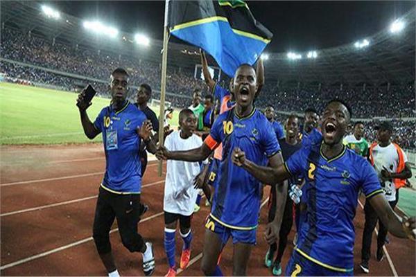 فرحة لاعبي تنزانيا بالتأهل