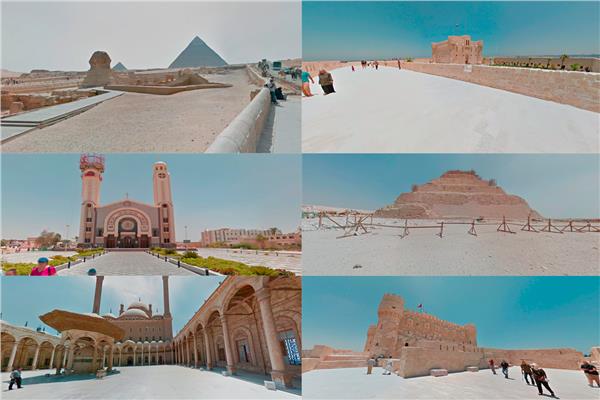 آثار مصر على بوابة جوجل للتراث بتقنية ثلاثية الأبعاد 