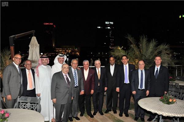 السفير السعودى بالقاهرة يقيم حفل إفطار لعدد من الوزراء