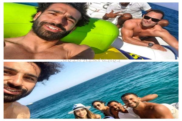 محمد صلاح يزور جزيرة الجيفتون