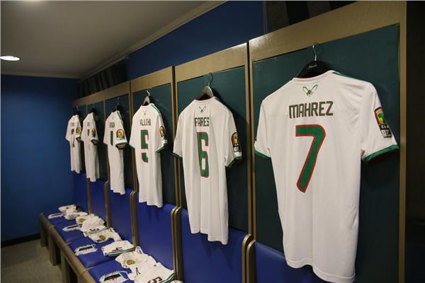 غرفة ملابس منتخب الجزائر