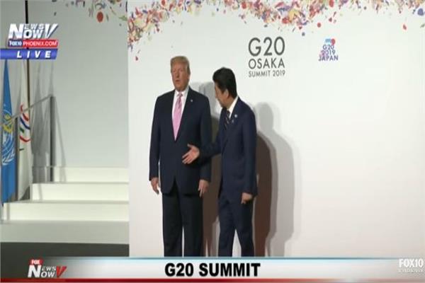 ترامب وشينزو آبي خلال قمة العشرين