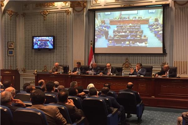 اجتماع الوفد البرلماني الليبي بمجلس النواب بالقاهرة