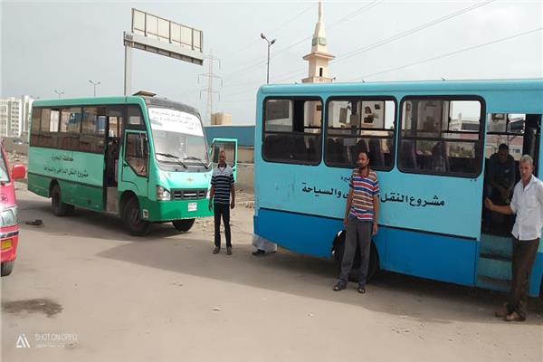 تخصيص 4 حافلات نقل داخلي لخدمة أهالي زهراء الأبعادية بدمنهور
