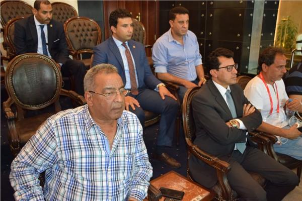 وزير الرياضة يتابع الترتيبات النهائية لحفل ختام الكان