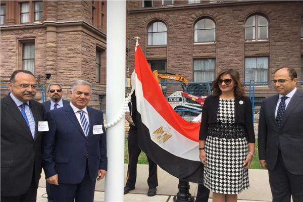  للمرة الأولى.. علم مصر يُرفع في برلمان أونتاريو الكندي