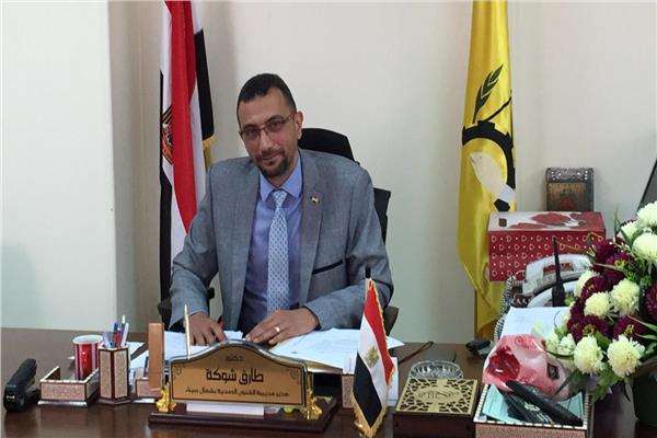 الدكتور طارق شوكة وكيل وزارة الصحة بشمال سيناء