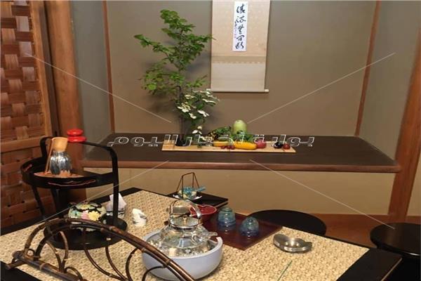 صورة من غرفة الشاي في مدينة كيوتو