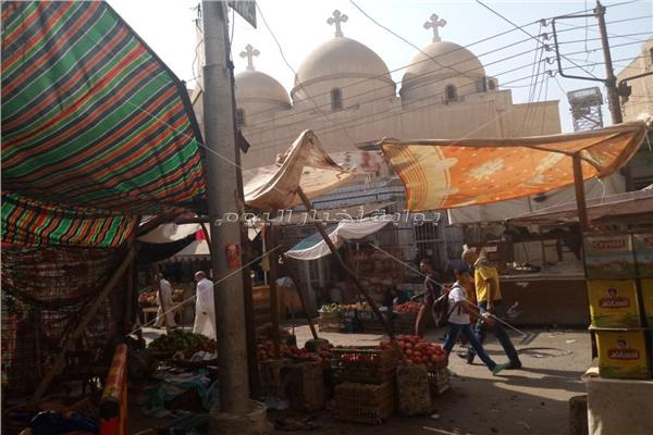  نقل سوق الخضار من أمام (كنيسة ابانوب) وتحويل الشارع إلي مزار سياحي
